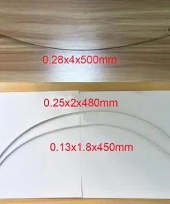 Stainless Steel Clockwork Spring - 0.28mm, 4mm - Image 2