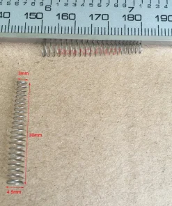 1000pcs 0.25*3&4.5*30mm Stainless steel conical coil spring 0.25mm wire conical compression spring custom made conical spring