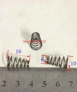10pcs 0.7*6&10*16mm spring steel conical coil spring