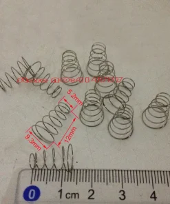 10pcs 0.3*5.2&9.3*12mm Stainless steel conical coil spring conical sprial compression spring double conical spring