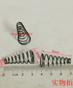 10pcs 0.8*6&15*30mm Steel conical coil spring 0.8mm wire conical sprial compression spring double conical spring