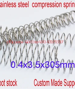 10pcs 0.4*3.5*305mm stainless steel spot spring 0.4mm wire hammer spring Y type compression spring pressure spring OD=3.5mm