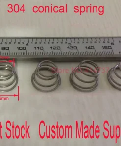 10pcs 1.0*11&16*11 304 conical coil spring conical sprial compression spring double conical spring
