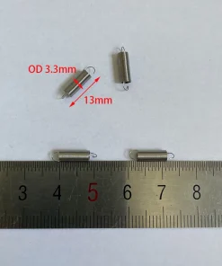 0.2mm wire 0.2x3.3x13mm Stainless Steel Micro Small tension spring extension springs