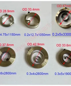 0.1--0.3mm Thickness Stainless Steel Flat Wire Coil Spring Constant Force - Image 2