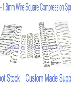 1.1 1.8mm wire Square compression spring rectangular spring