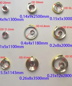 0.11--0.4mm Thickness Stainless Steel Flat Wire Coil Spring Constant Force