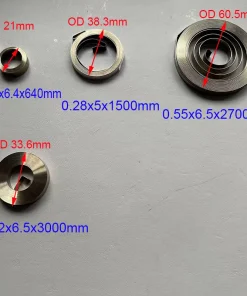 0.1--0.55mm Thickness Stainless Steel Flat Wire Coil Spring Constant Force - Image 2