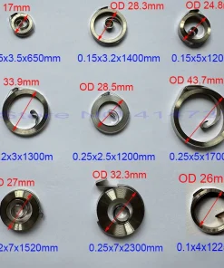 0.1--0.55mm Thickness Stainless Steel Flat Wire Coil Spring Constant Force