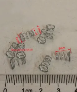20pcs 0.4*4.2&6*8mm Steel conical coil spring 0.4mm wire double conical spring