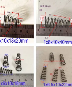 1.0mm wire Carbon steel conical coil sprial compression spring